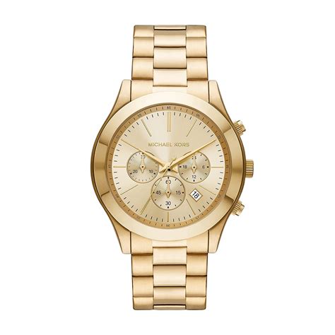 michael kors relogio dourado